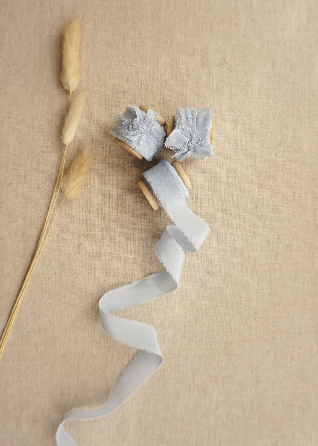 0.5 inch Baby Blue Silk Ribbon