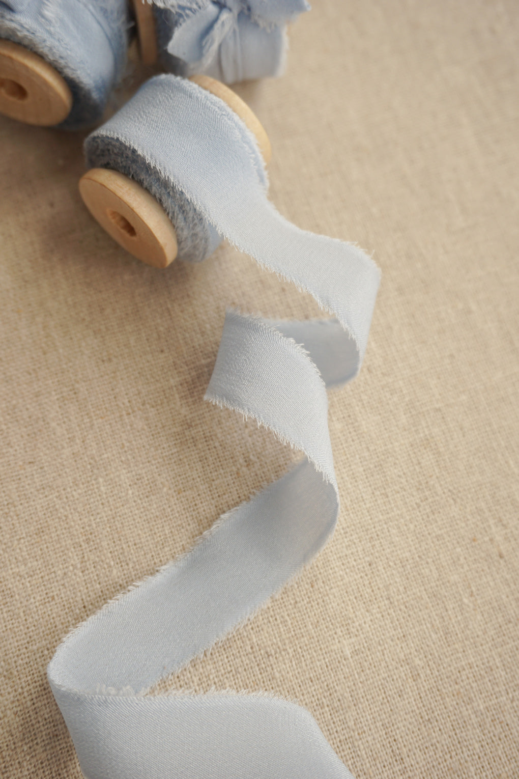0.5 inch Baby Blue Silk Ribbon