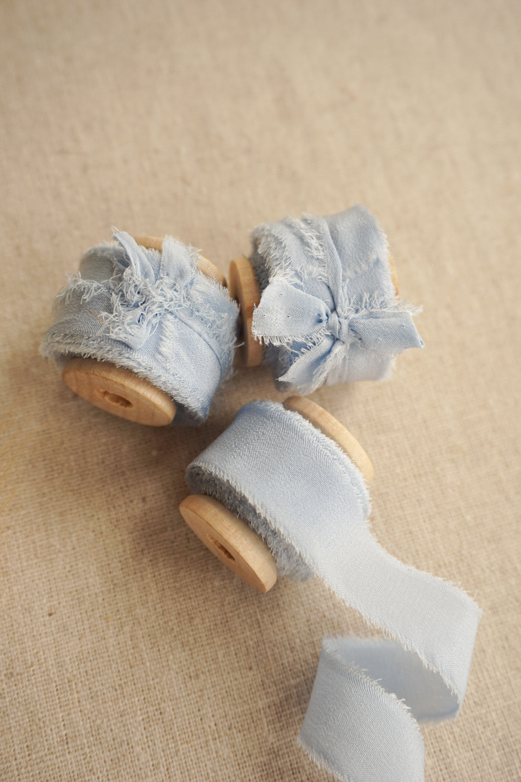 0.5 inch Baby Blue Silk Ribbon