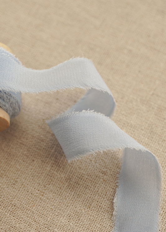 0.5 inch Baby Blue Silk Ribbon