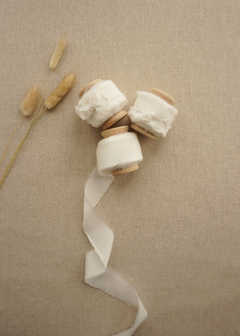 White Silk Ribbon