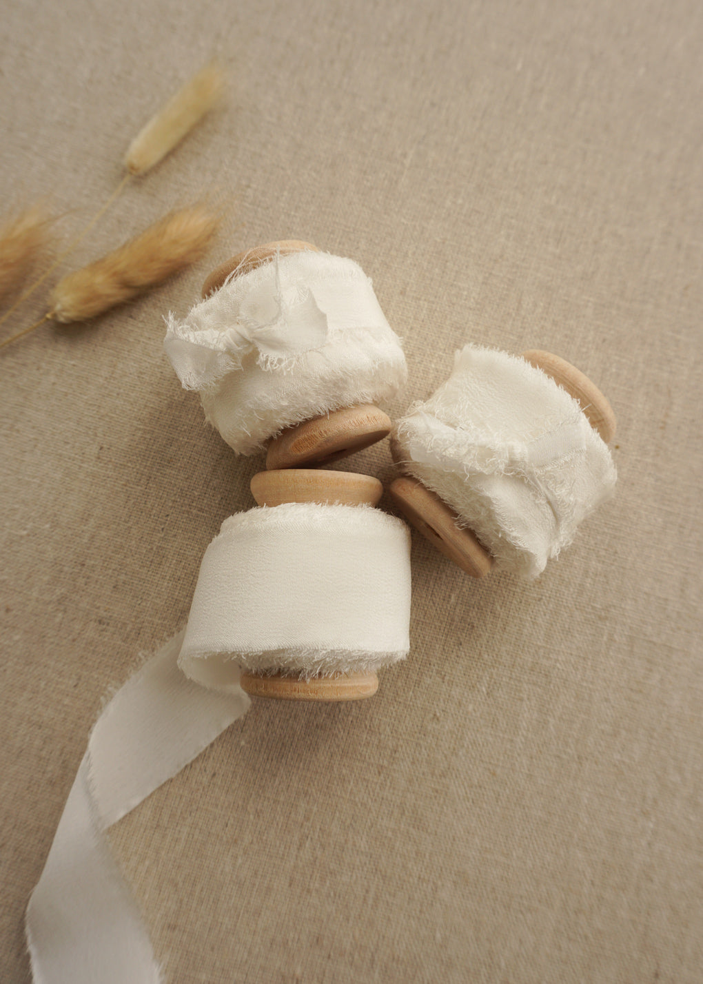 White Silk Ribbon