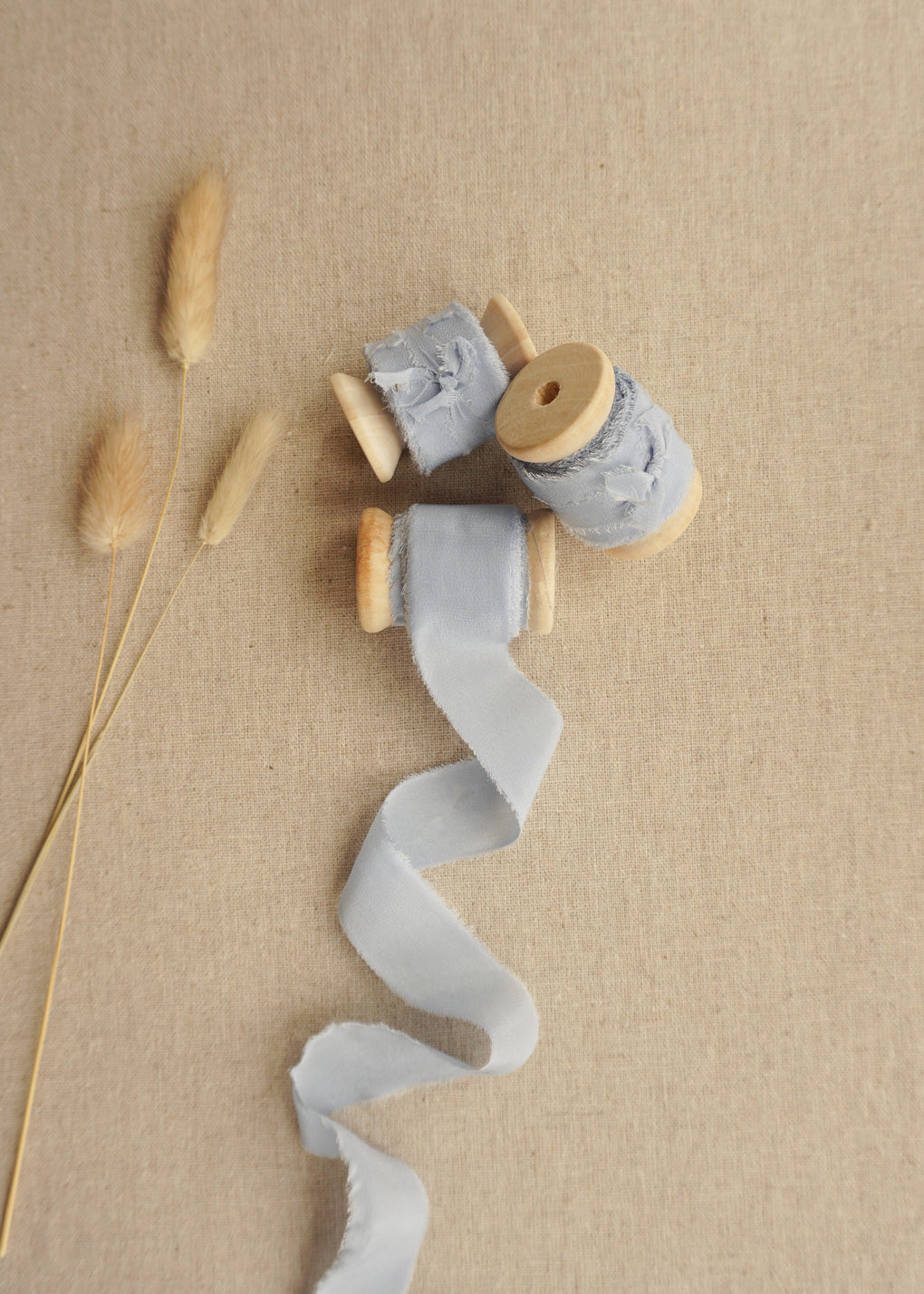Baby Blue Silk Ribbon