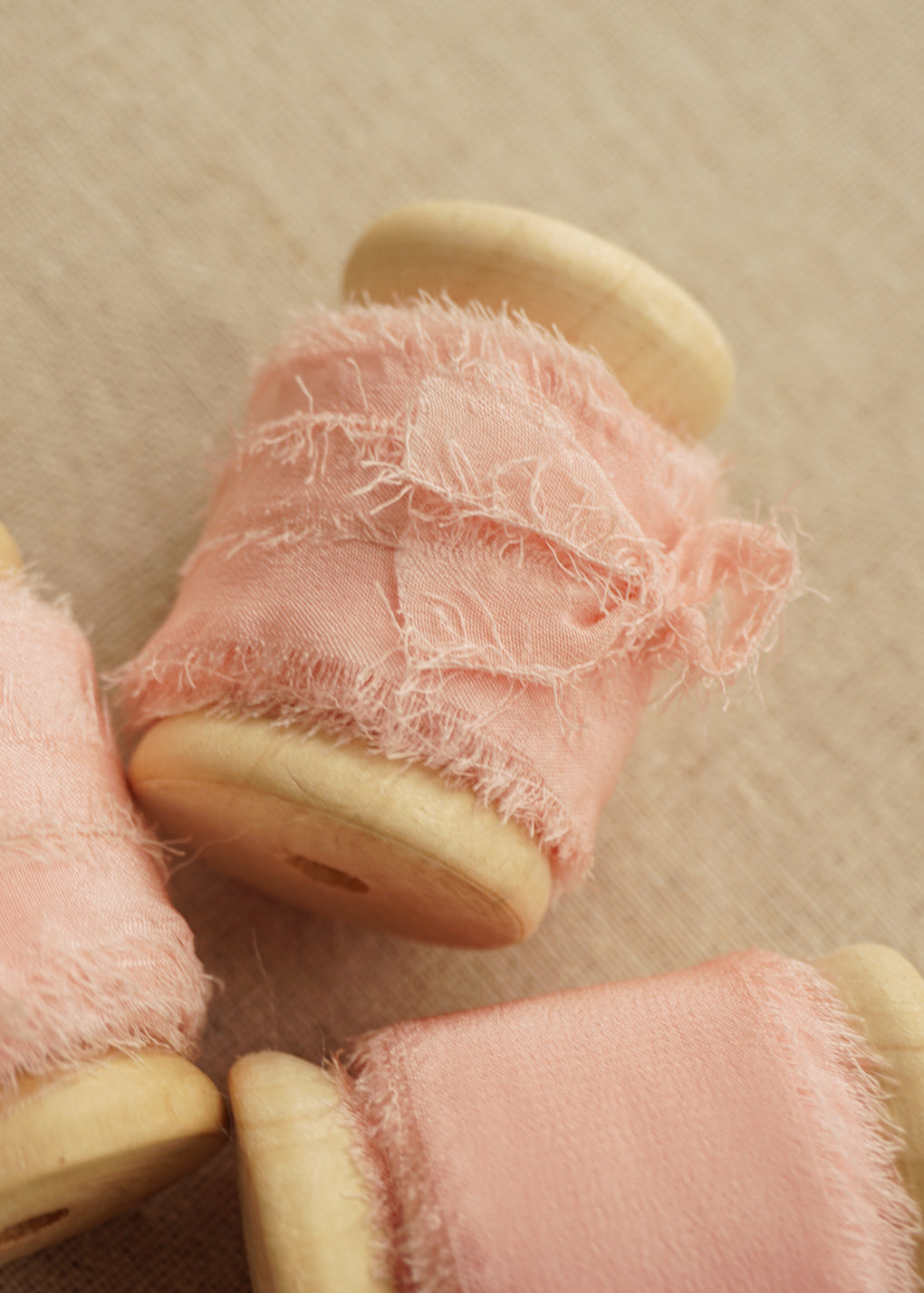 Candy Pink Silk Ribbon