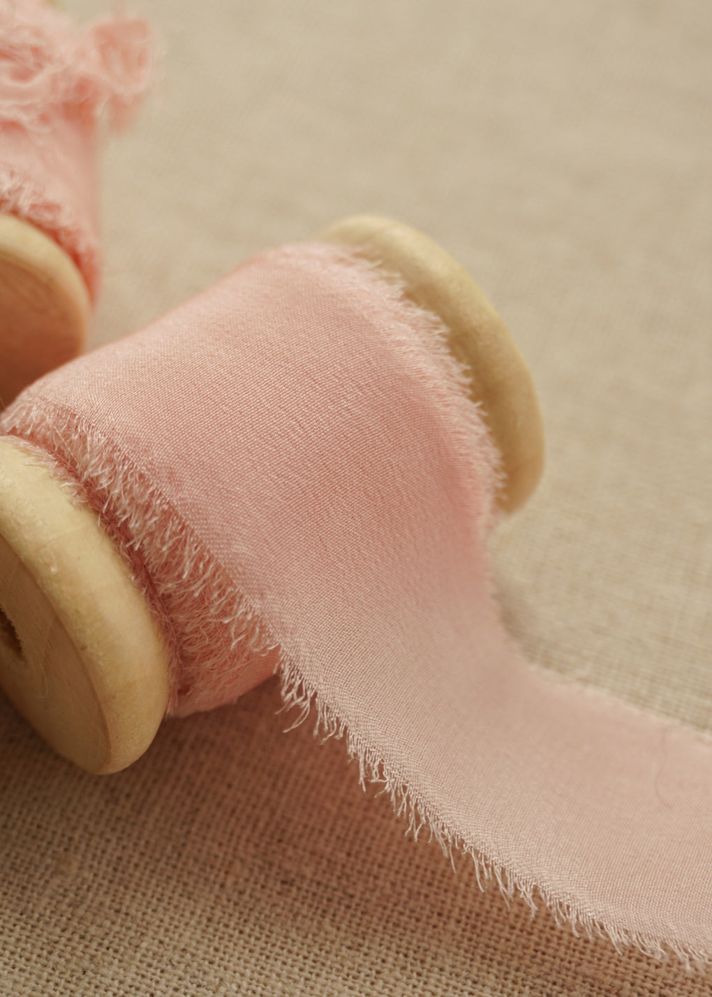 Candy Pink Silk Ribbon