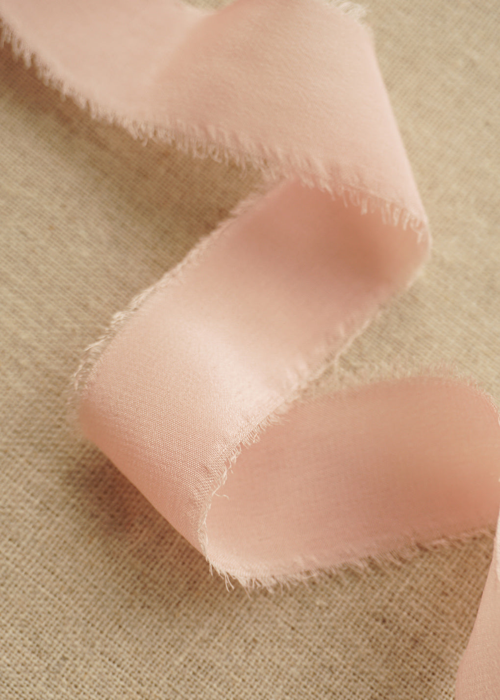 Candy Pink Silk Ribbon