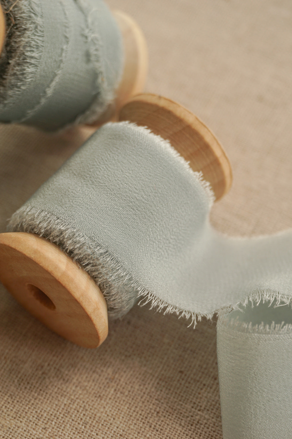 Light Blue Silk Ribbon