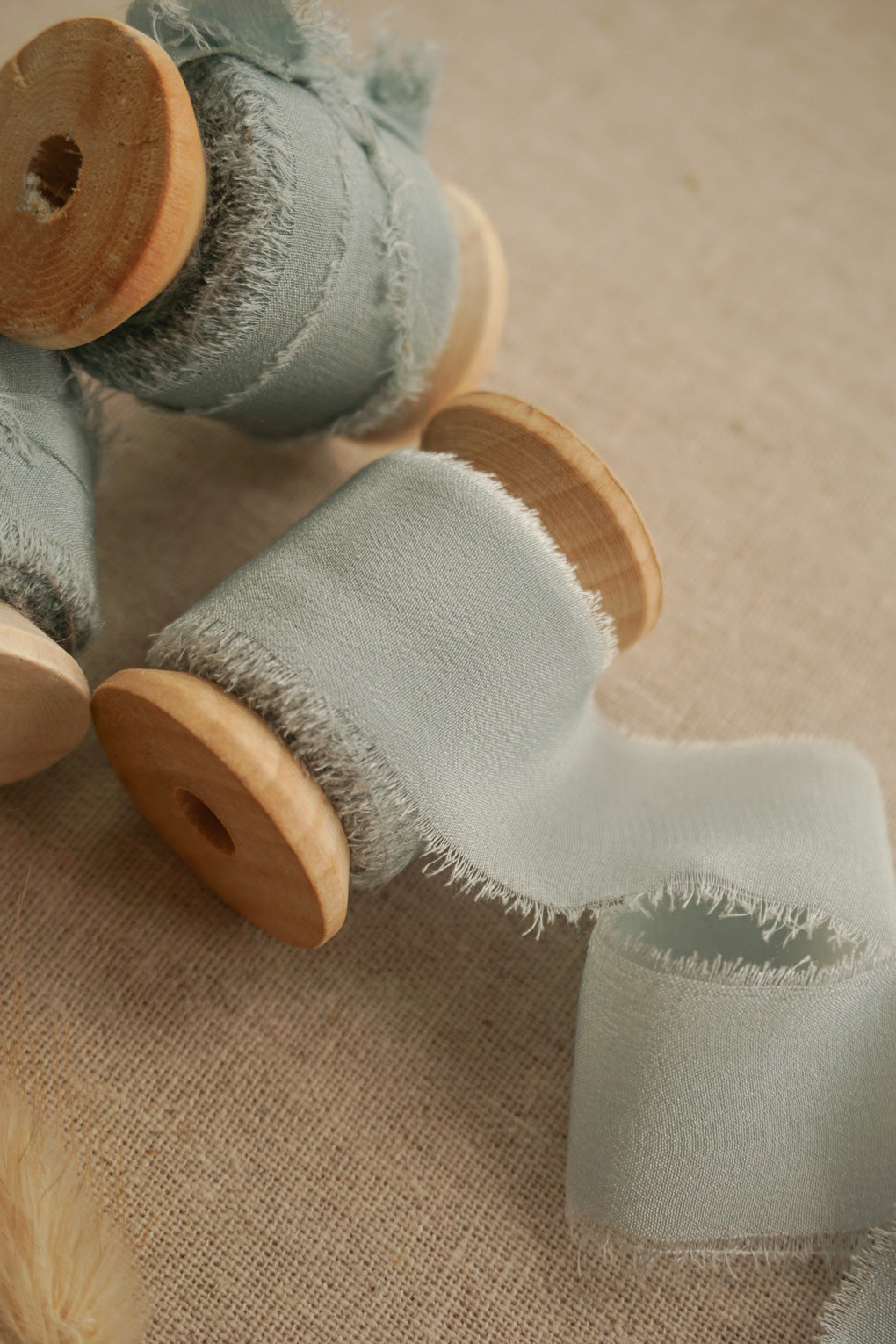 Light Blue Silk Ribbon