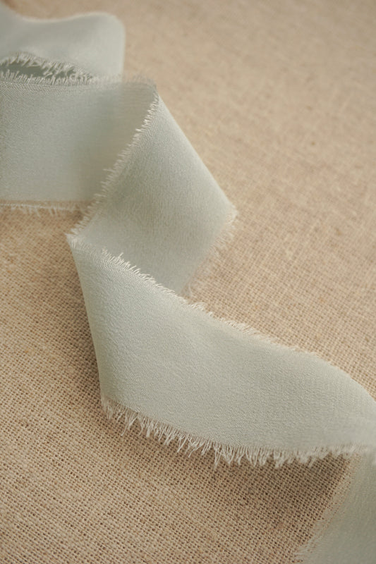 Light Blue Silk Ribbon