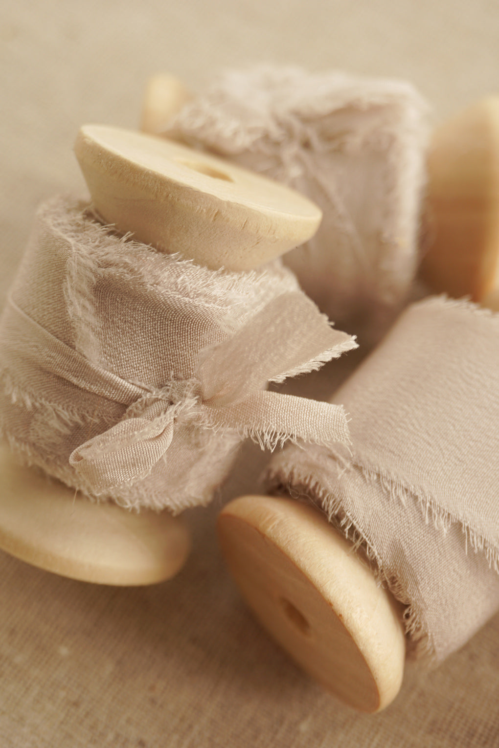 Soft Mauve Silk Ribbon