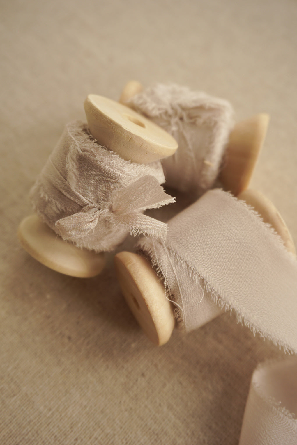 Soft Mauve Silk Ribbon