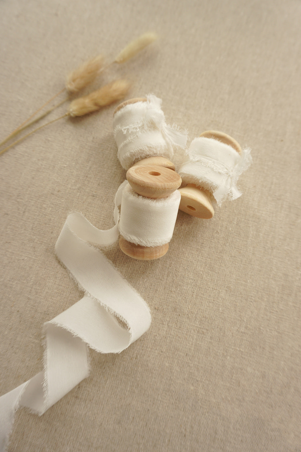 White Silk Ribbon