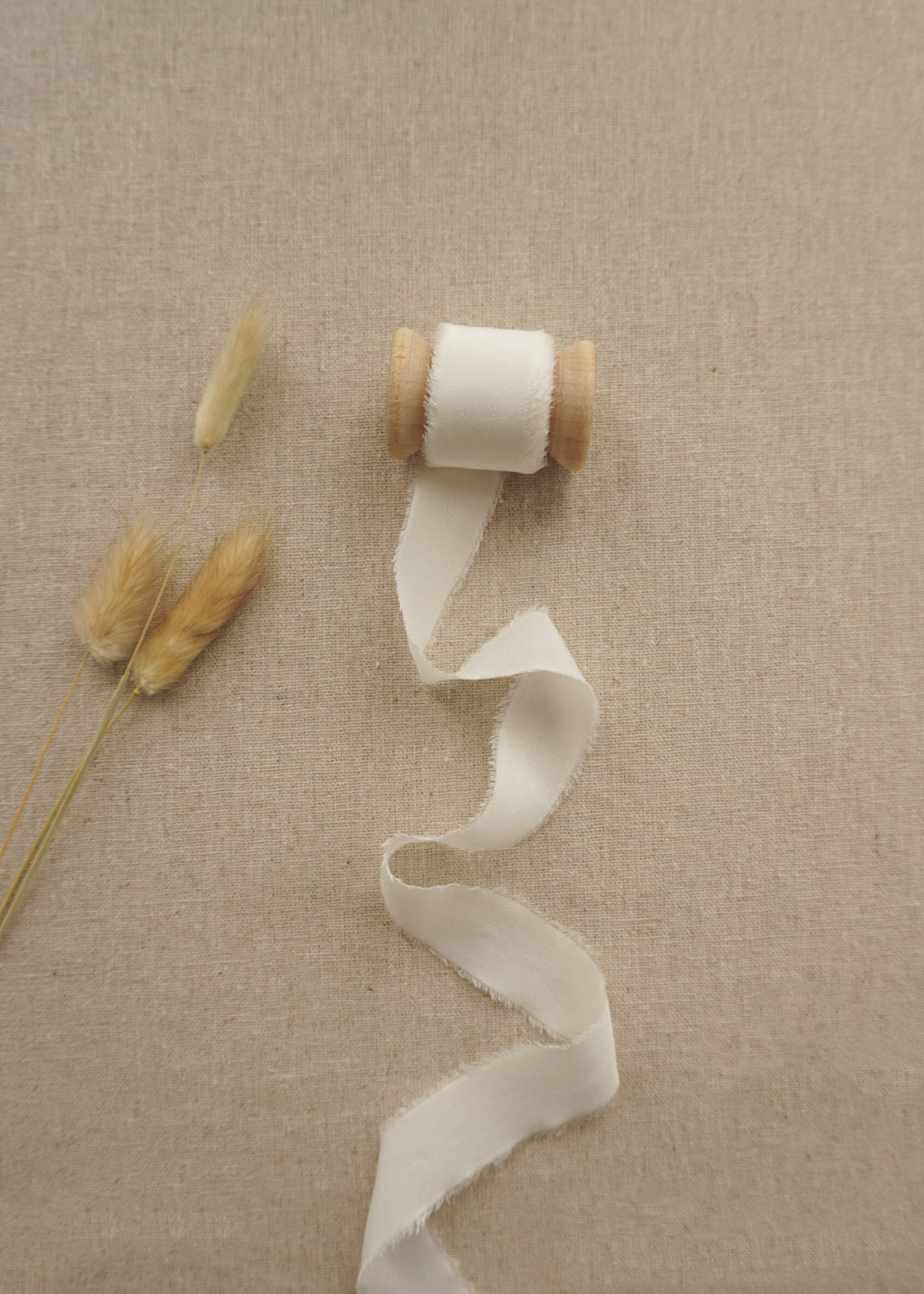 White Silk Ribbon