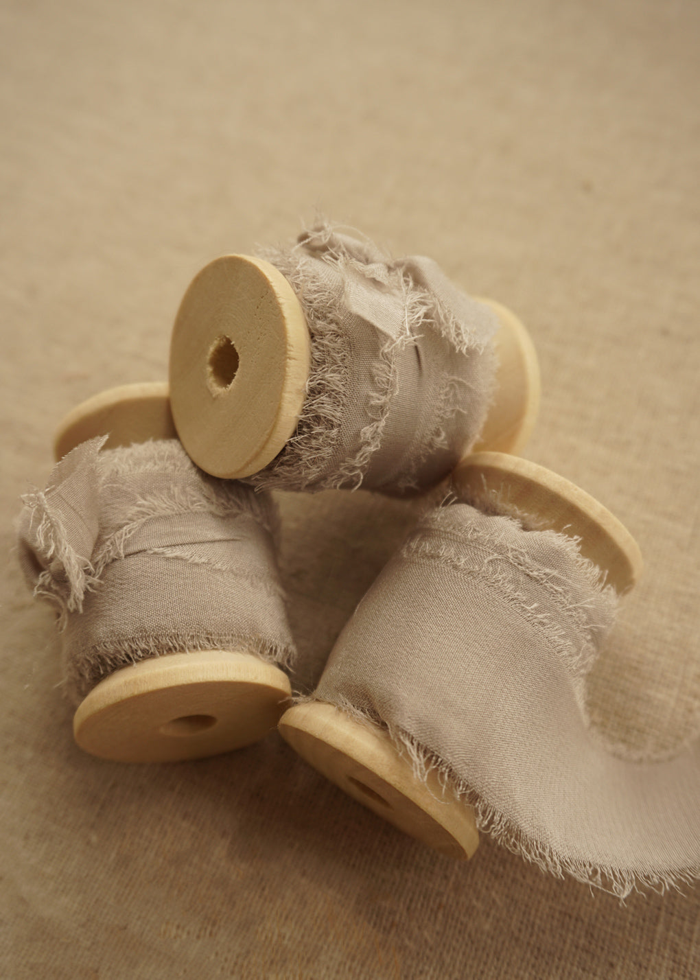 Grey Silk Ribbon
