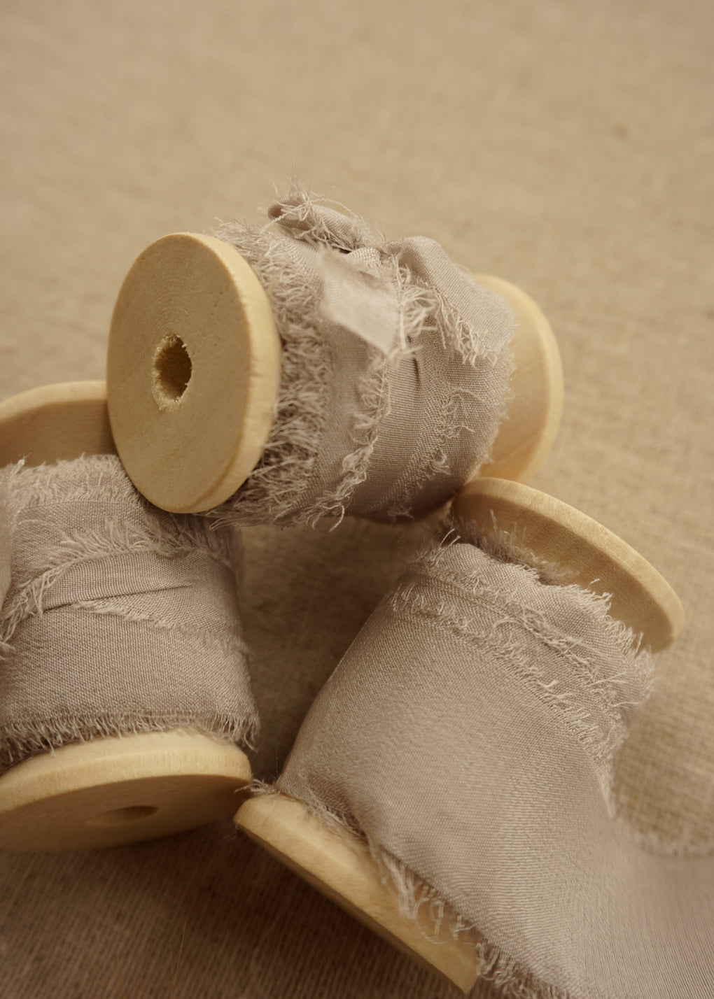 Grey Silk Ribbon