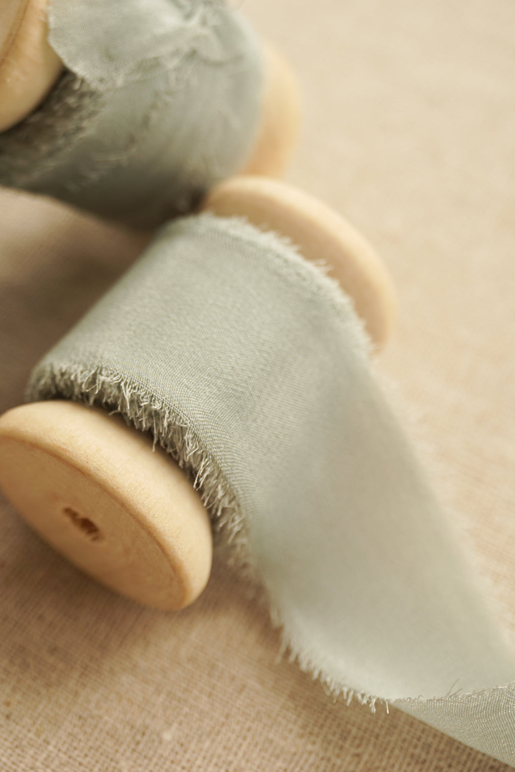 Sea Mist Silk Ribbon