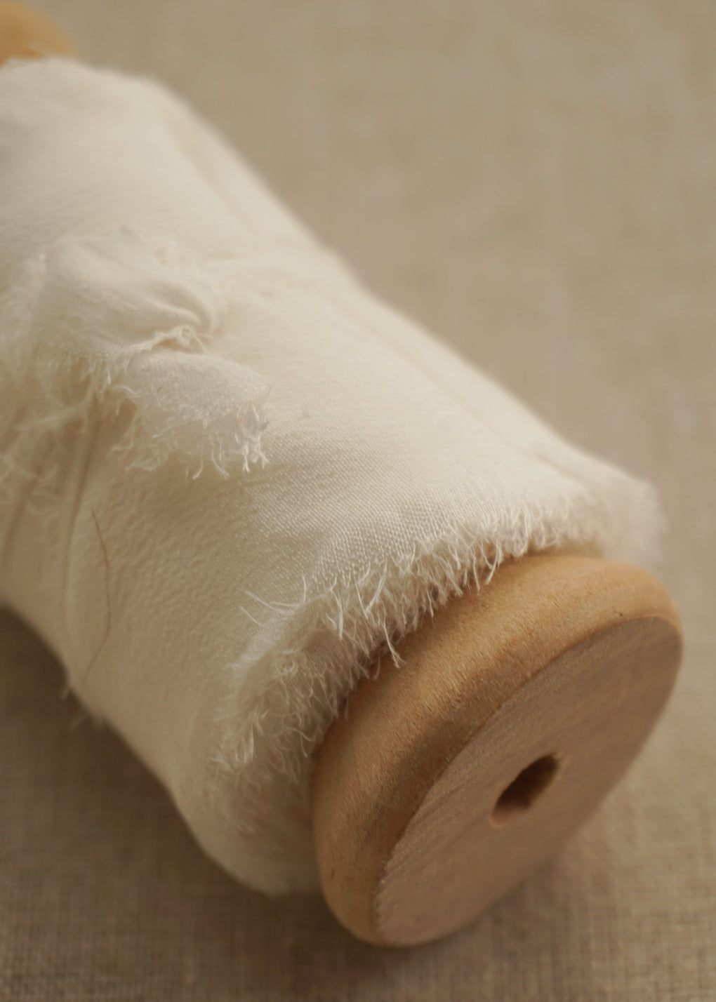 2 Inch White Silk Ribbon