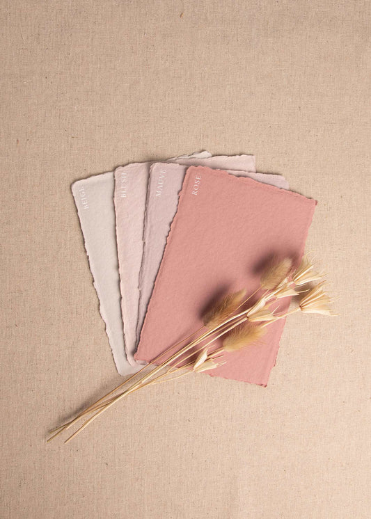 Blush Handmade Paper Envelopes - northernprintingco
