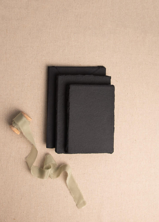 Black Handmade Paper Envelopes - northernprintingco