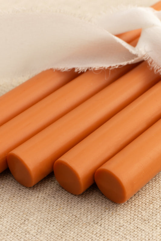 Burnt Orange Wax Sealing Sticks - northernprintingco