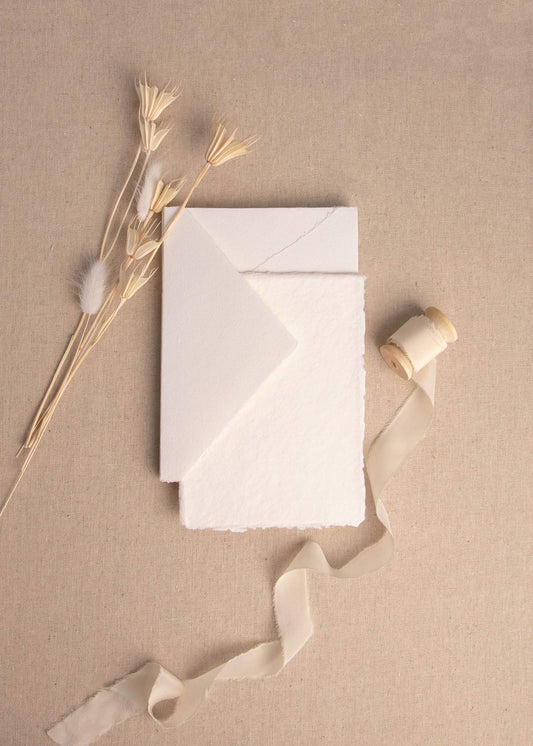Ivory Handmade Paper Envelopes - northernprintingco