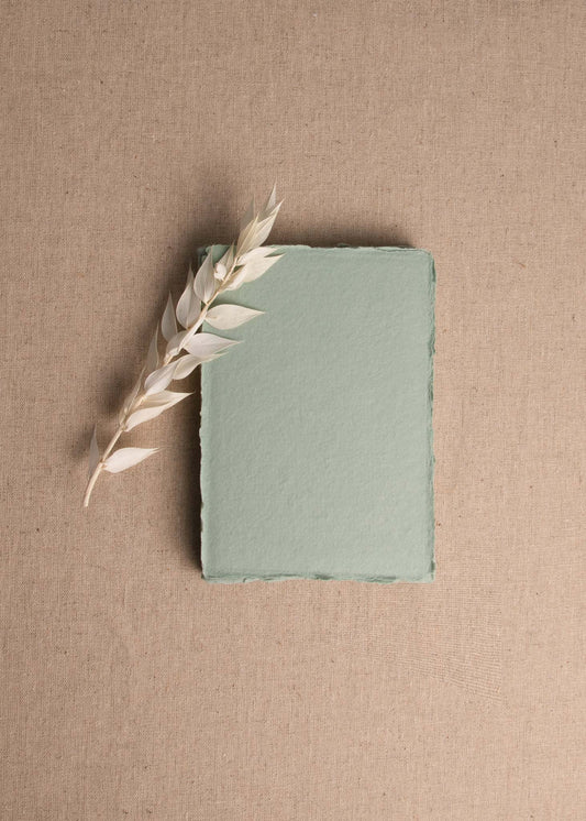 Jade Green Handmade Paper - northernprintingco