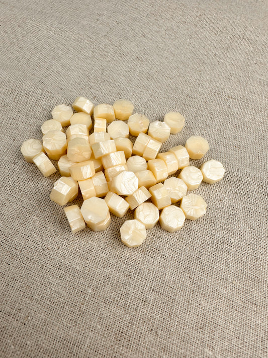 Shimmer Cream Sealing Wax Beads - northernprintingco