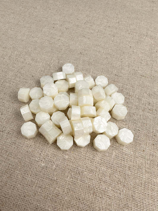 Pearl White Sealing Wax Beads - northernprintingco
