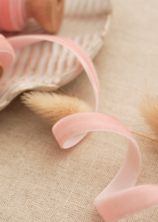 Candy Pink Velvet Satin Ribbon - northernprintingco