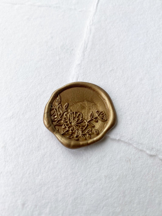 Climbing Floral Wax Stamper - northernprintingco