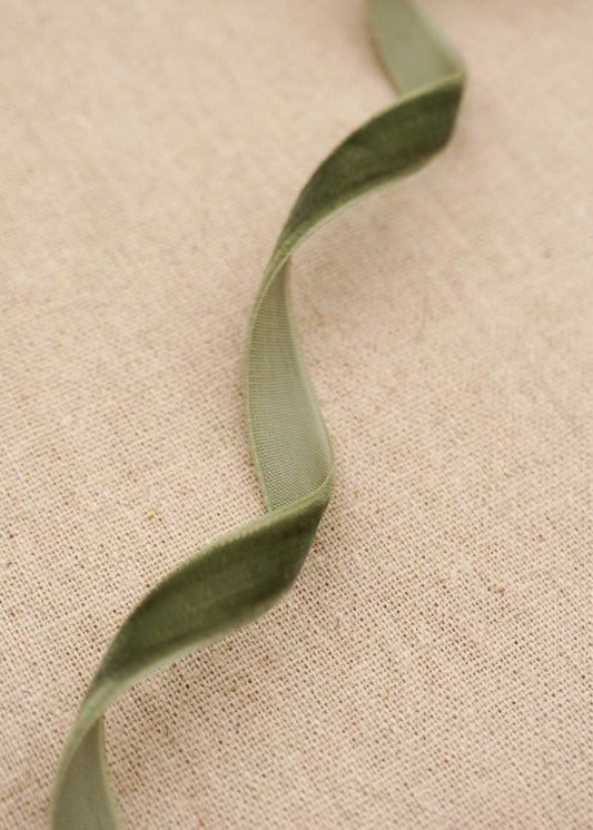 Eucalyptus Velvet Satin Ribbon - northernprintingco