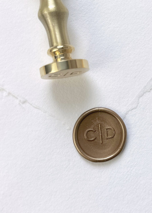 Circle Line Personalised Monogram Wax Stamper - northernprintingco
