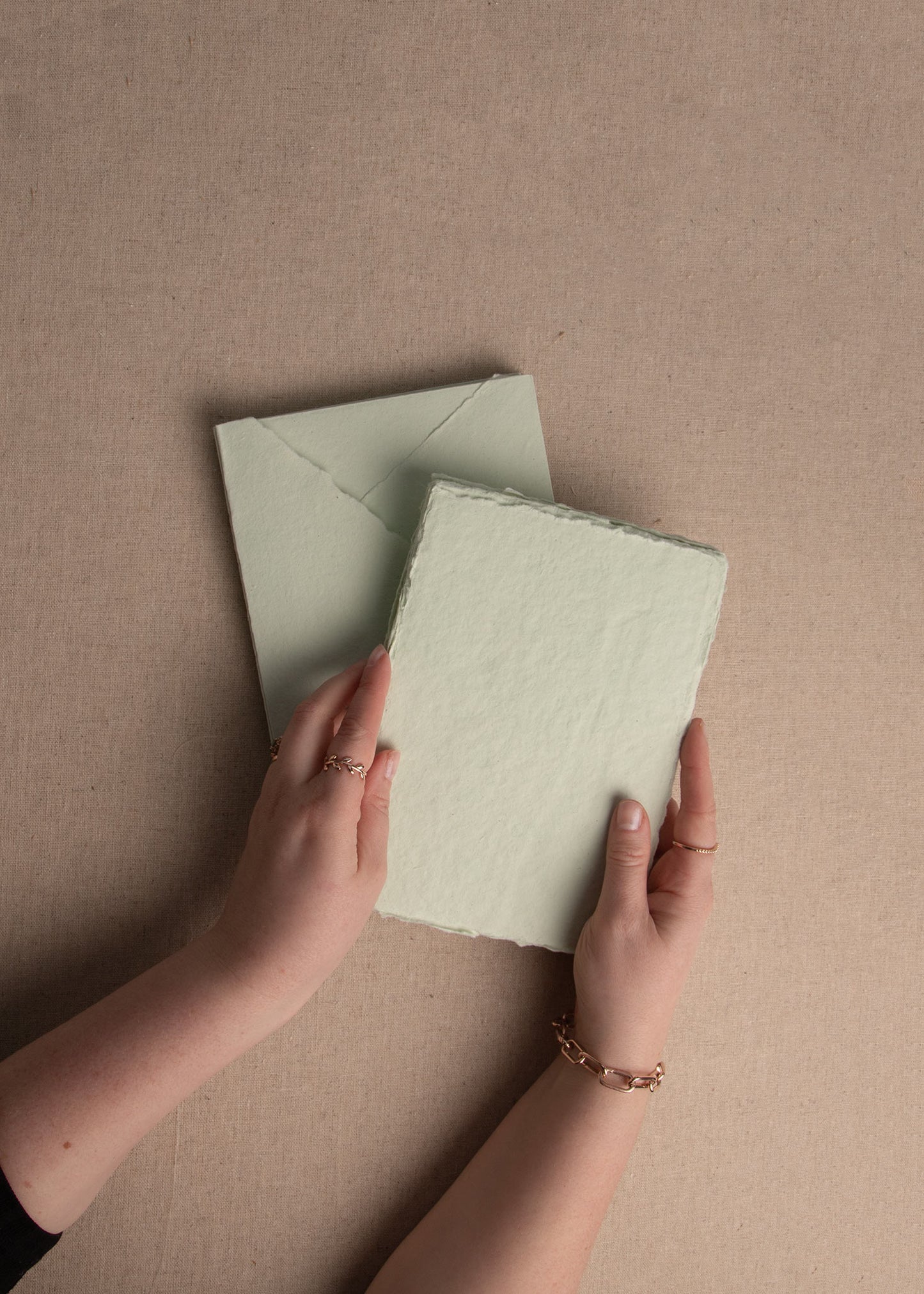 Mint Green Handmade Paper - northernprintingco