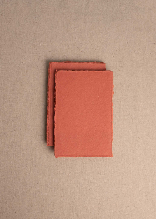 Sunset Red Handmade Paper - northernprintingco