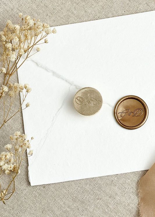 Circle Personalised Monogram Wax Stamper