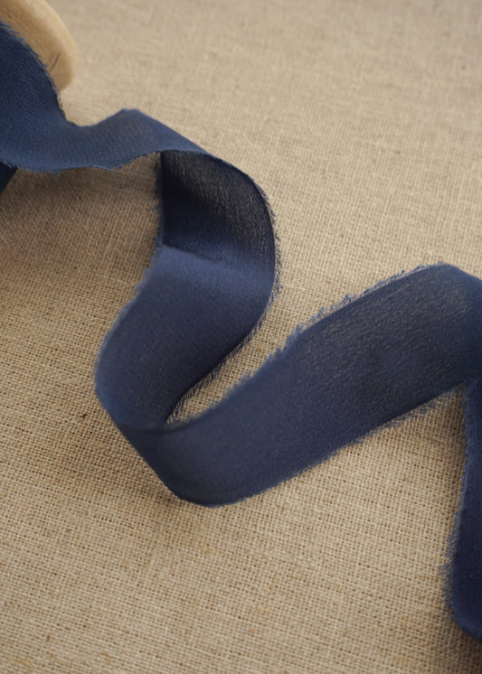Royal Blue Silk Ribbon