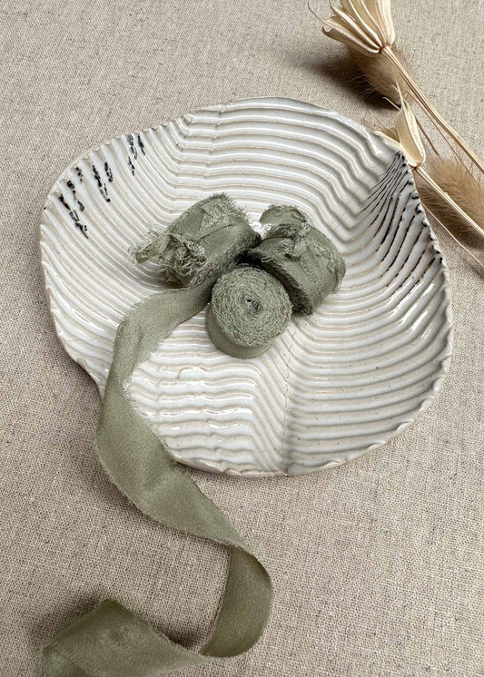 0.5 Inch Sage Silk Ribbon - northernprintingco