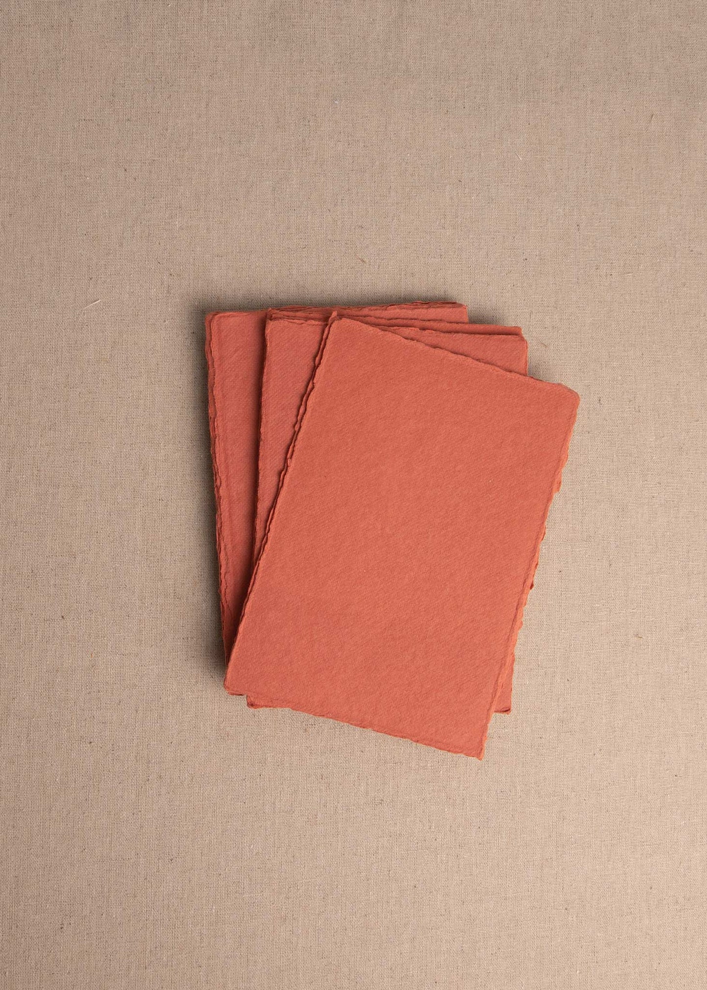 Sunset Red Handmade Paper - northernprintingco