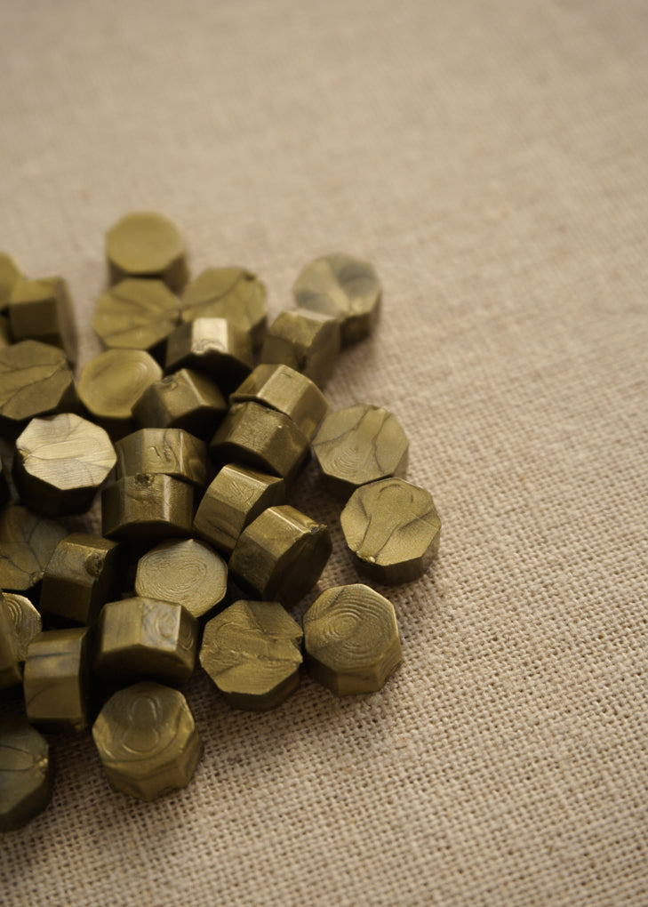 Olive Green Sealing Wax Beads