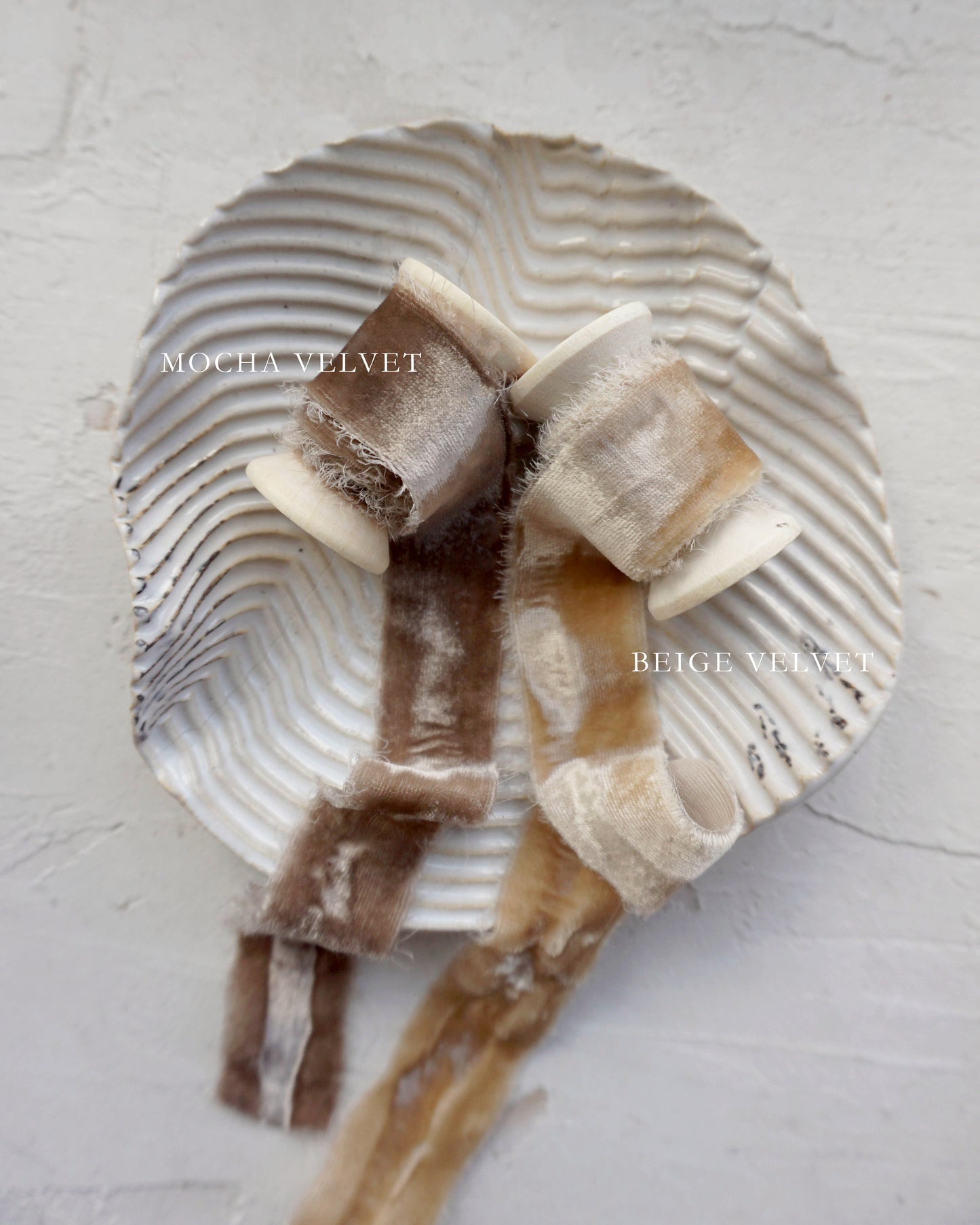 Mocha Silk Velvet Ribbon - northernprintingco