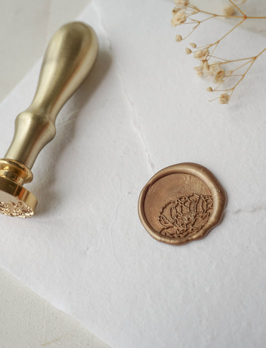 Peony Wax Stamper - northernprintingco