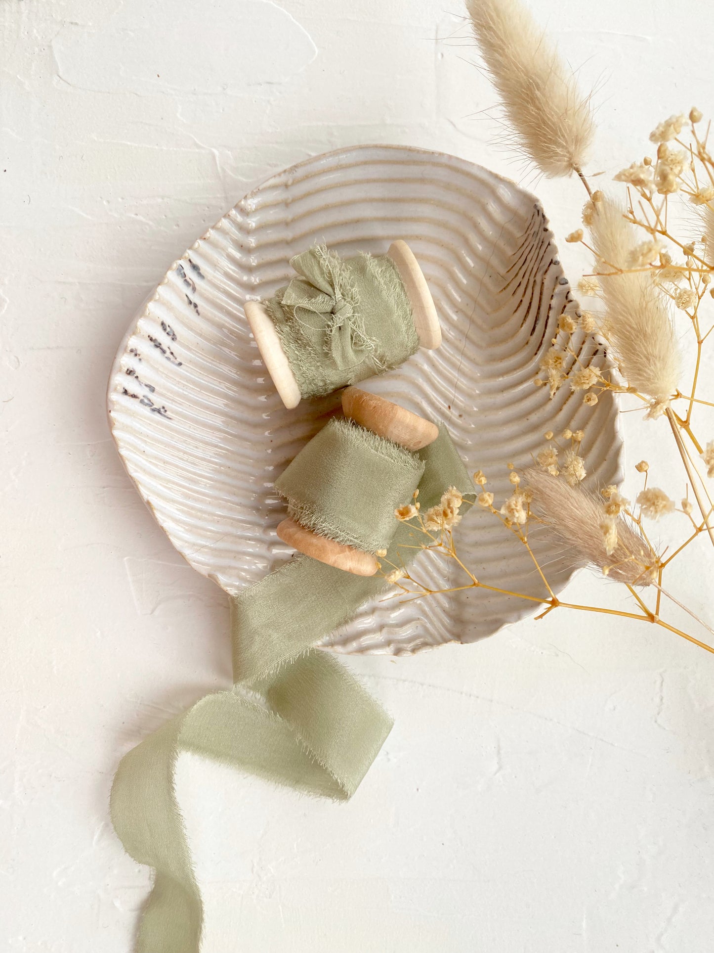 Sage Silk Ribbon - northernprintingco