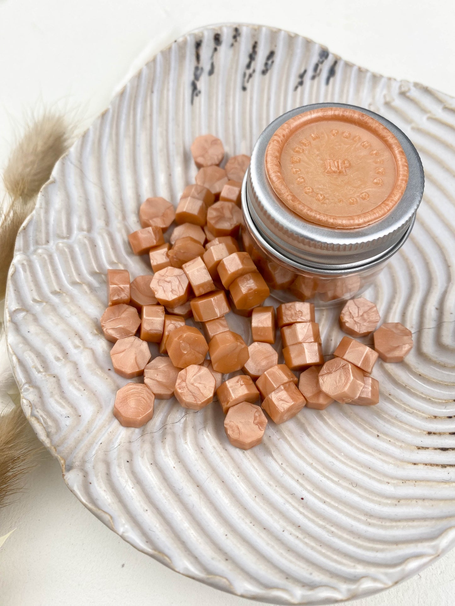 Light Copper Shimmer Sealing Wax Beads - northernprintingco