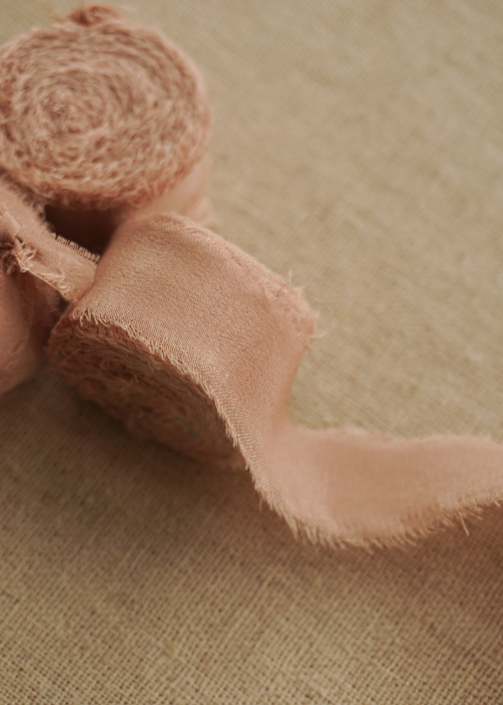 0.5 Inch Blush Silk Ribbon