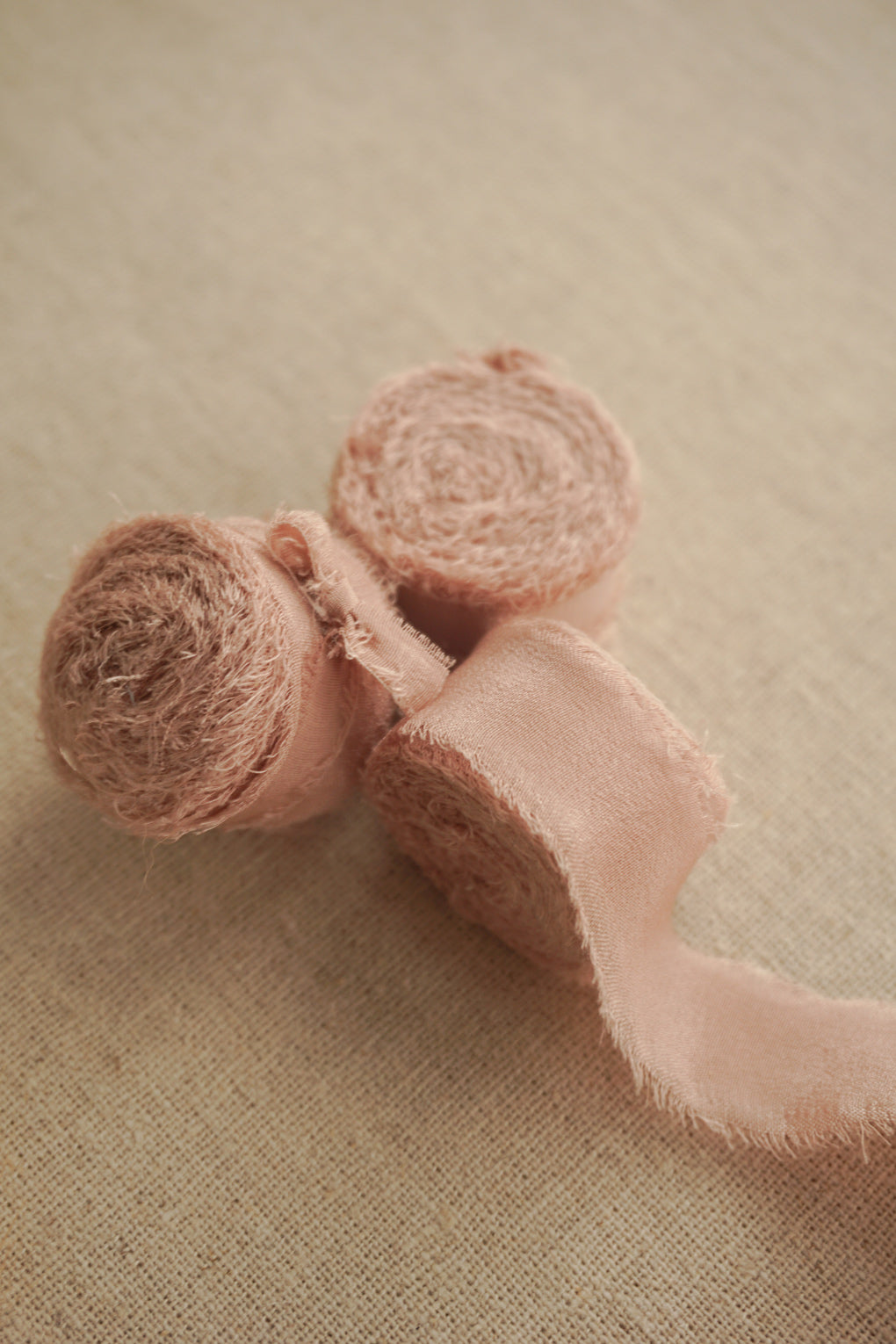 0.5 Inch Blush Silk Ribbon