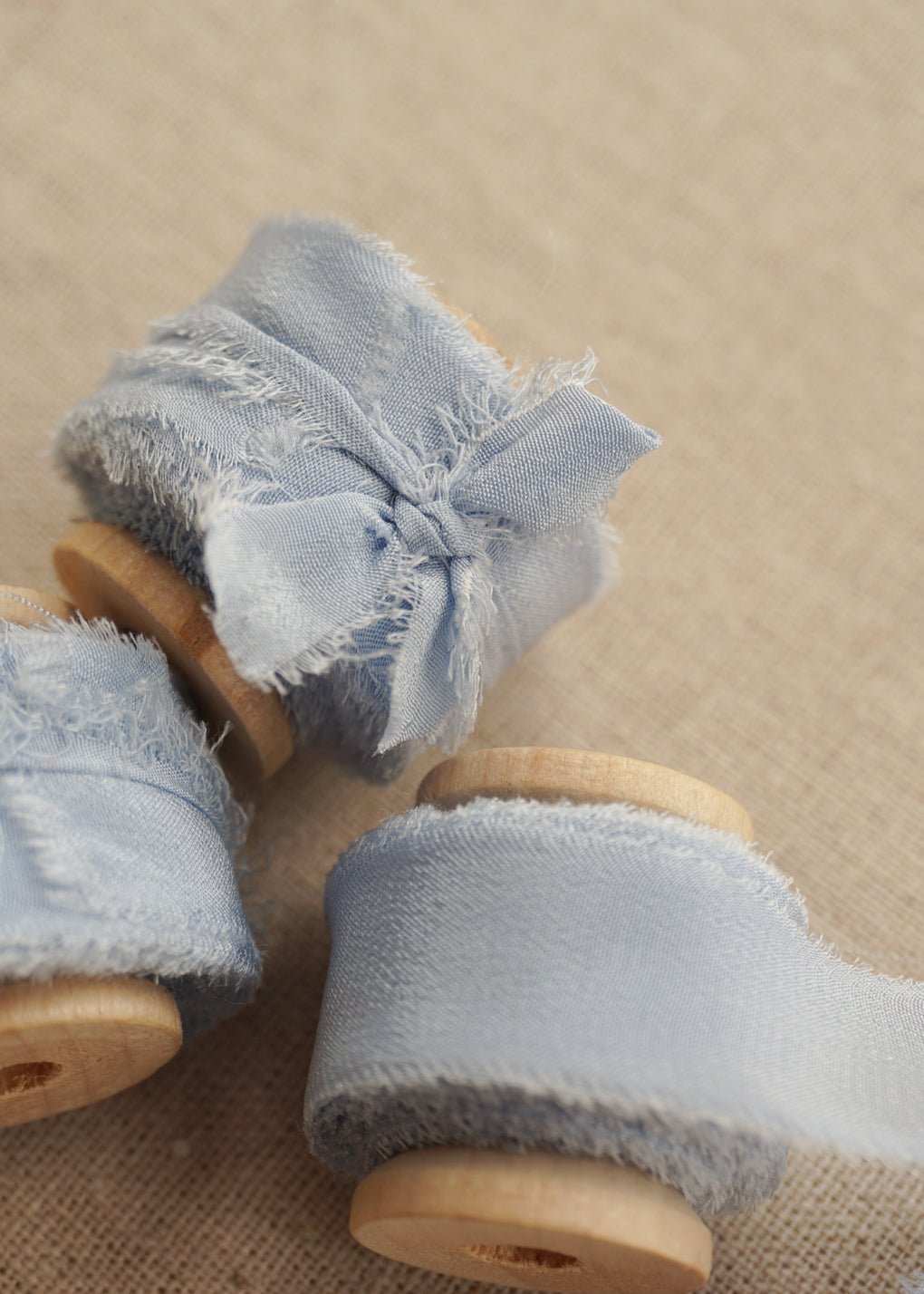 0.5 inch Baby Blue Silk Ribbon