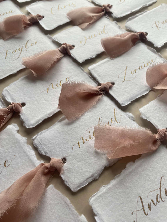 Ribbon Guide for name cards | northernprintingco