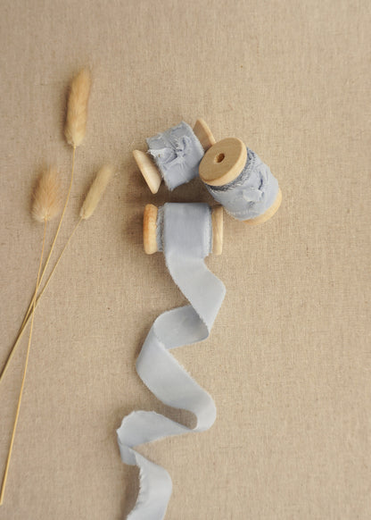 Baby Blue Silk Ribbon