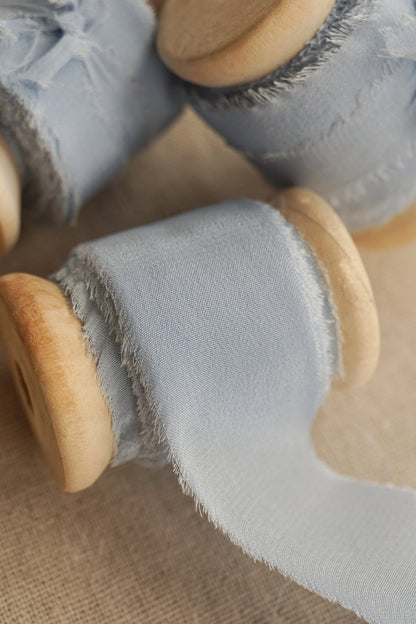 Baby Blue Silk Ribbon