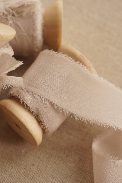 Soft Mauve Silk Ribbon